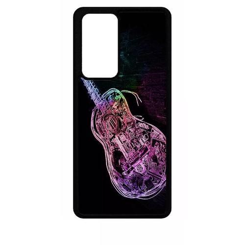 Coque Pour Xiaomi 12s Pro - Guitare Effet Néon - Silicone - Noir on Productcaster.