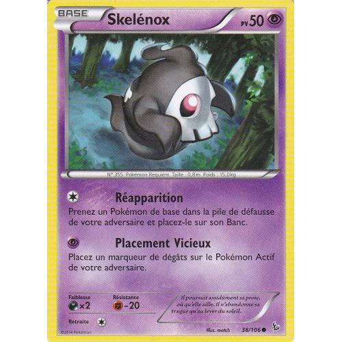 Carte Pokemon - Skelenox - 38/106 - Xy Etincelles - on Productcaster.