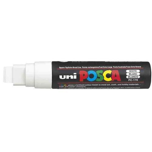 Uni-Ball Lot De 3 Marqueurs Peinture Posca Pc-17k, Blanc on Productcaster.