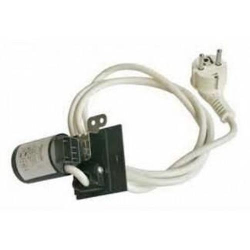 Cable D Alimentation 3x1 Schuko Et Filtre Anti Parasite Pour Lave L... on Productcaster.