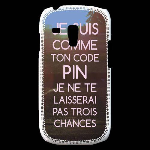 Coque Samsung Galaxy S3 Mini Code Pin Rose Zg on Productcaster.