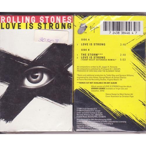 Rolling Stones K7 Audio Single Love Is Strong / (Teddy Riley Extend... on Productcaster.