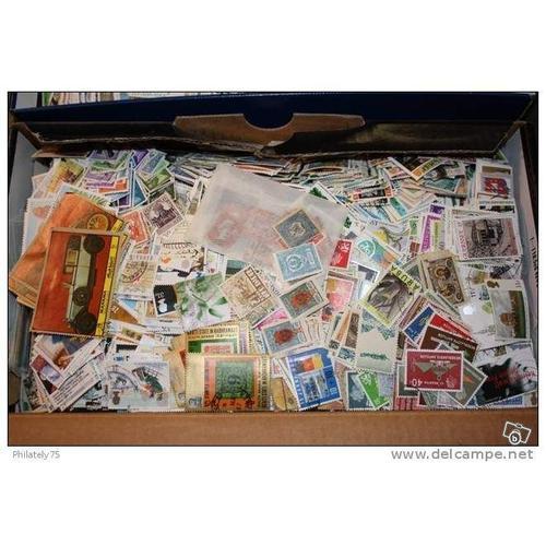 Tous Pays - Monde Entier - Lot De 10000 Timbres Differents on Productcaster.