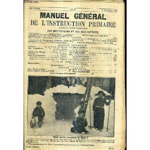 Manuel De L'instruction Primaire Journal Hebdomadaire Des Institute... on Productcaster.