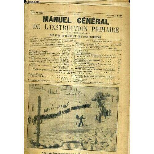 Manuel De L'instruction Primaire Journal Hebdomadaire Des Institute... on Productcaster.