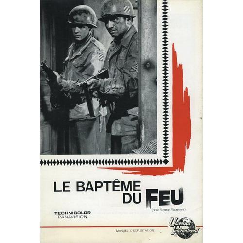 Le Baptême Du Feu, Synopsis Dépliant, De John Peyser, Avec James Dr... on Productcaster.