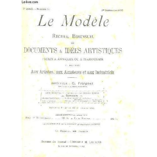 Le Modele - 2e Annee - N°17 - 1er Septembre 1895 / Animaux Humorist... on Productcaster.