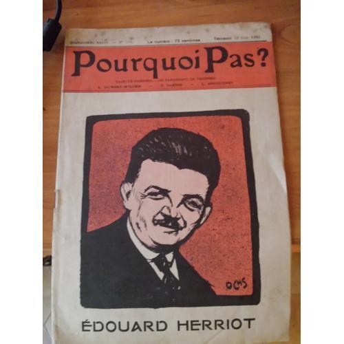 Pourquoi Pas? Numero 515 (Edouard Herriot) on Productcaster.