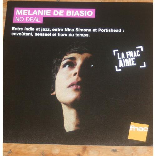 Rare Plv Souple 30x30cm Melanie De Biasio Album No Deal / Magasins ... on Productcaster.