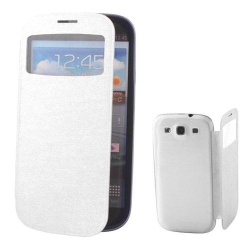 Etui Lateral S View Pour Samsung Galaxy S3 - Blanc on Productcaster.