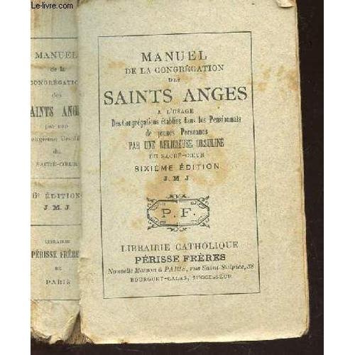 Manuel De La Congregation Des Saints Anges - on Productcaster.