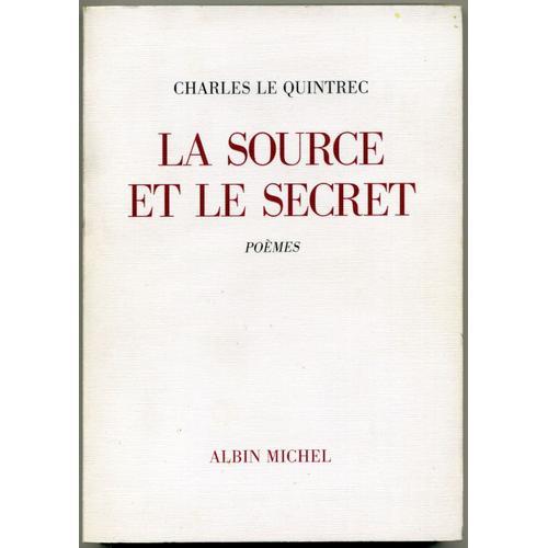 La Source Et Le Secret - Poèmes on Productcaster.