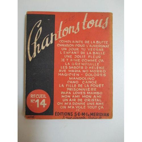 Chantons Tous N 14 on Productcaster.