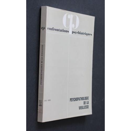 Confrontations Psychiatriques N°5 : Psychopathologie De La Vieillesse on Productcaster.