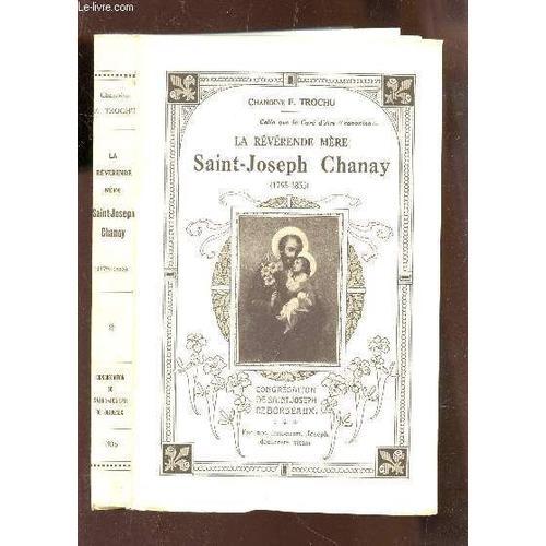 La Reverende Mere Saint Joseph Chanay 1795-1853. on Productcaster.