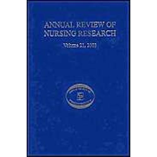 Annual Review Of Nursing Research: Vol 21: Research On Child Health... on Productcaster.