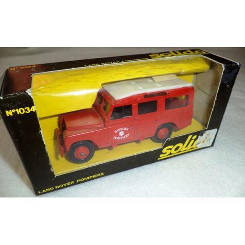 Solido 1034 - Land Rover Pompiers 5 Portes Rouge 1:43 Nb-Solido on Productcaster.