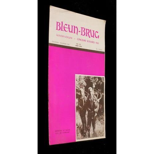 Bleun-Brug, Concours Scolaires 1963, N° Spécial (Novembre-Décembre ... on Productcaster.