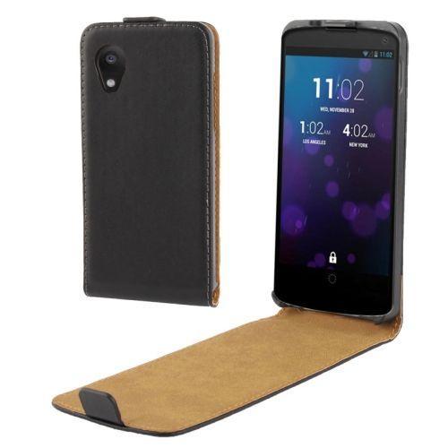 Google Nexus 5 : Coque Housse De Protection En Cuir (Pu) Noir « Ou... on Productcaster.