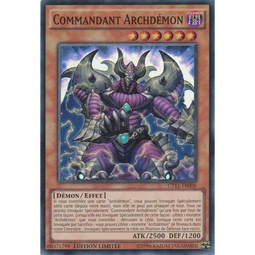 Commandant Archdémon - Ct11 Fr006 - Yu Gi Oh! on Productcaster.