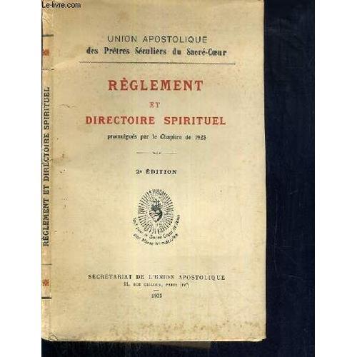 Reglement Et Directoire Spirituel Promulges Par Le Chapitre De 1925... on Productcaster.