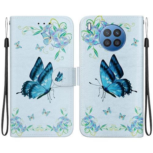 Étui Pour Huawei Nova 8i Cuir Pu Fermeture Magnétique Fleur Papillo... on Productcaster.