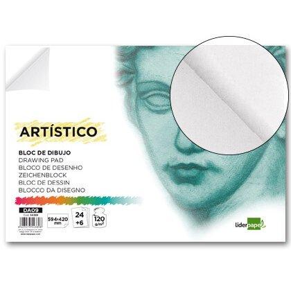 Lot de 2 - Bloc dibujo liderpapel artistico encolado 594x420mm 24+6 hojas 120g/m2 sin recuadro - Blocs en Bruneau.es on Productcaster.