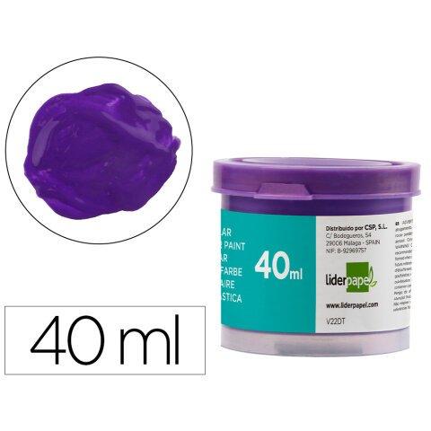 Lot de 10 - Tempera liderpapel escolar 40 ml violeta - Pintura acrílica y témperas en Bruneau.es on Productcaster.