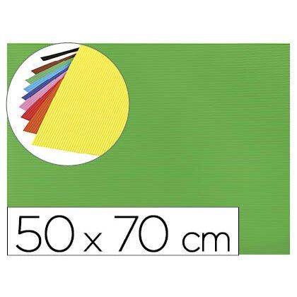 Lot de 10 - Goma eva ondulada liderpapel 50x70cm 2,2mm de espesor verde - Láminas de espuma en Bruneau.es on Productcaster.