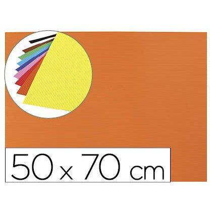 Lot de 10 - Goma eva ondulada liderpapel 50x70cm 2,2mm de espesor naranja - Láminas de espuma en Bruneau.es on Productcaster.