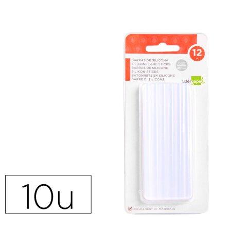 Lot de 5 - Barra termofusible liderpapel de 7 mm de diametro x 100 mm de alto blister de 12 unidades - Pegamento en barra en Bruneau.es on Productcaster.