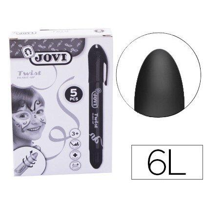 Lot de 2 - Barra de maquillaje jovi twist make-up negro caja de 5 unidades - Pintura dedos y maquillaje en Bruneau.es on Productcaster.