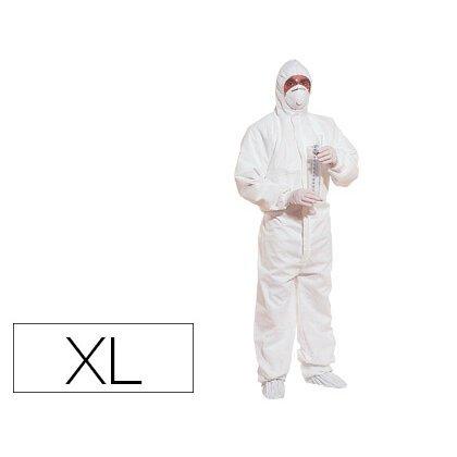 Traje de seguridad deltaplus polipropileno con capucha de un solo uso color blanco talla xl - Ropa de trabajo y personalizada en Bruneau.es on Productcaster.