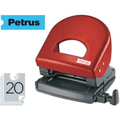 Taladrador petrus 62 color rojo capacidad 20 hojas - Perforadoras de oficina en Bruneau.es on Productcaster.