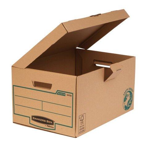 Lot de 10 - Caisse archives carton Fellowes Banker Box H 39 x L 29,3 x P 56 cm on Productcaster.