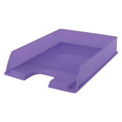 Vaschetta portacorrispondenza Esselte Colour'Breeze trasparente lavanda polistirene 25,4 x 35 x 6,1 cm | Vaschette per corrispondenza e portariviste  on Productcaster.