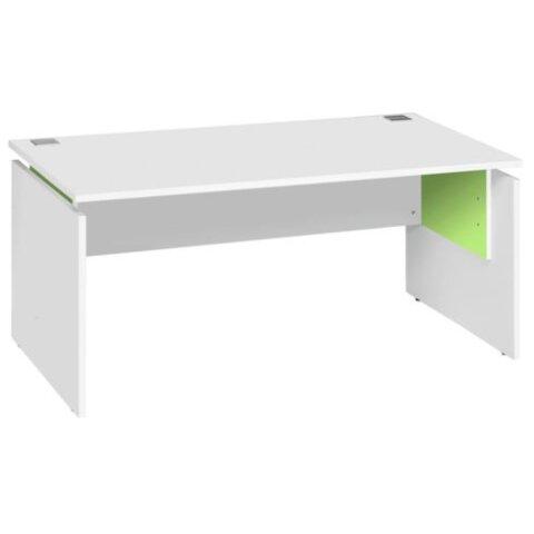 Mesa recta regulable Intuitiv 160 cm Blanco Verde - Mesas Regulables en Bruneau.es on Productcaster.