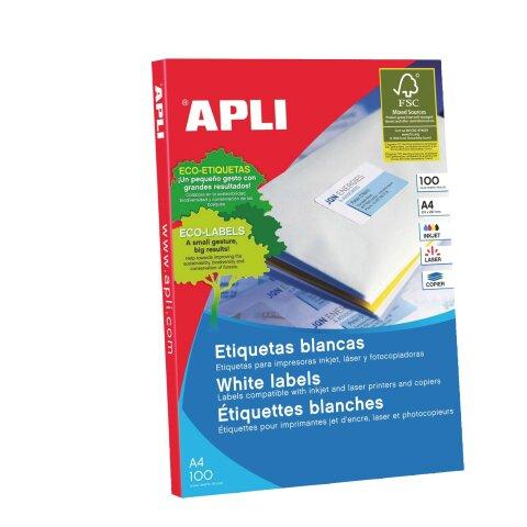 Etiquetas para impresora 99,1 x 139 mm Apli 2422 - Caja 100 Hojas - Etiquetas de direcciones en Bruneau.es on Productcaster.