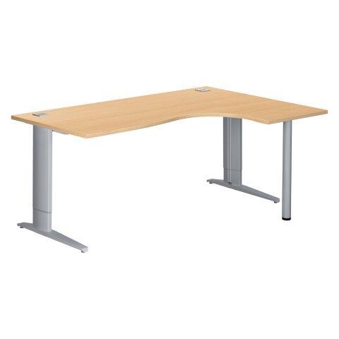 Mesa compacta Excellens An 180 cm Patas Regulables Metal Plus ala derecha Haya / Aluminio - Mesas Excellens Metal Plus en Bruneau.es on Productcaster.