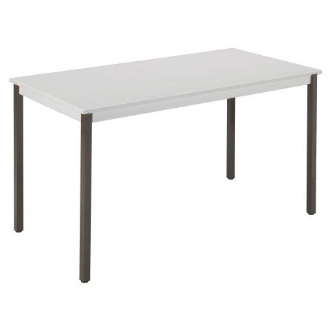 Table de bureau Multi-usage Éco gris clair 120 x 60 cm pieds noir - - Bruneau on Productcaster.