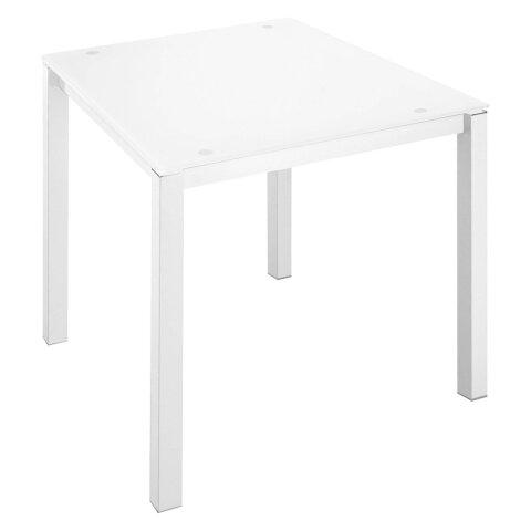 Mesa recta Krystal An 80 cm Blanca Patas Blancas - Mesas Krystal en Bruneau.es on Productcaster.