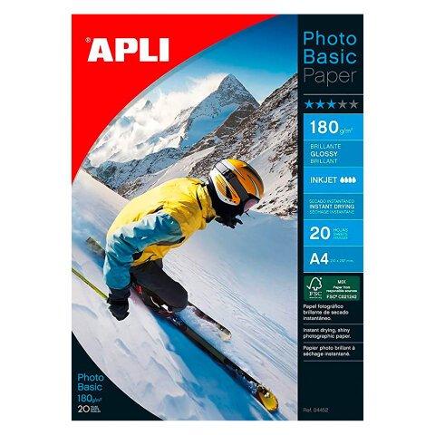 Papel fotográfico Apli Glossy/Brillante inkjet A4 180 g - en Bruneau.es on Productcaster.