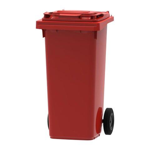 Contenedor selectivo 120L con ruedas Rojo - en Bruneau.es on Productcaster.