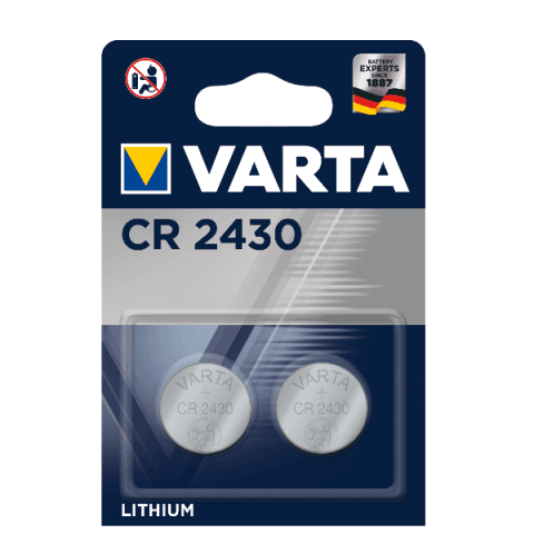 Set di 2 - CR 2430 (Litio) DOPPIO BLISTER conf.da 2 | Pile al litio Varta on Productcaster.