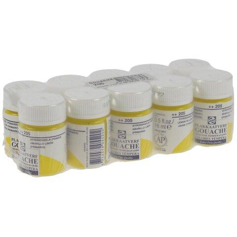 Lot de 4 - Talens gouache Extra Fine flacon de 16 ml, jaune citron on Productcaster.