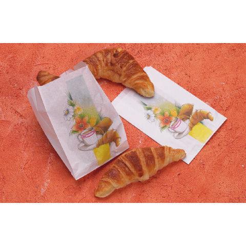 Sac croissants 18 x 35 cm - Lot de 1000 - Sachets alimentaires - Bruneau on Productcaster.