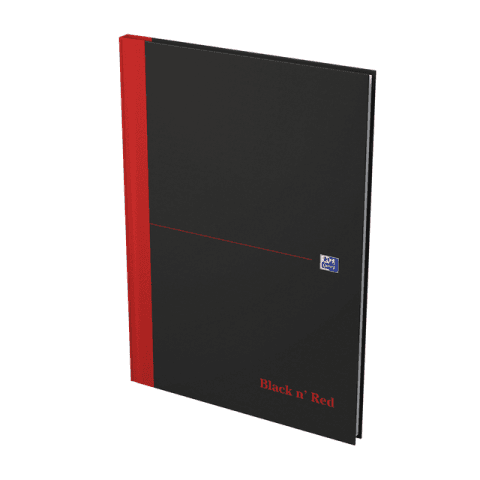 Cahier de notes Oxford Black n’ Red A4 96 feuilles carreau 5mm - Cahiers - Bruneau on Productcaster.