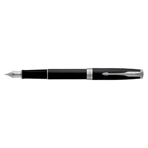 Stylo plume Parker Sonnet Matte Black CT Fin - Parker - Bruneau on Productcaster.