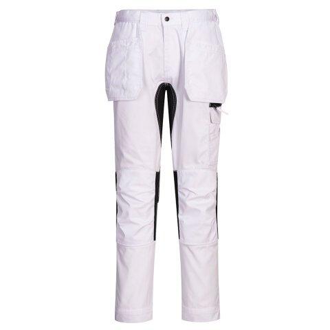 Portwest Pantalon Stretch WX2 Holster Blanc - Taille 46 - Standard on Productcaster.