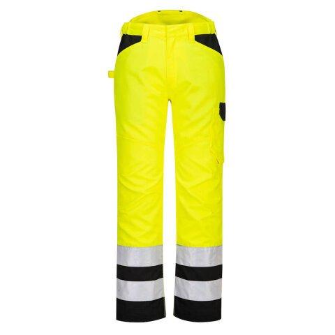 Portwest Pantalon de travail HV PW2 Jaune/Noir - Taille 46 - Standard on Productcaster.